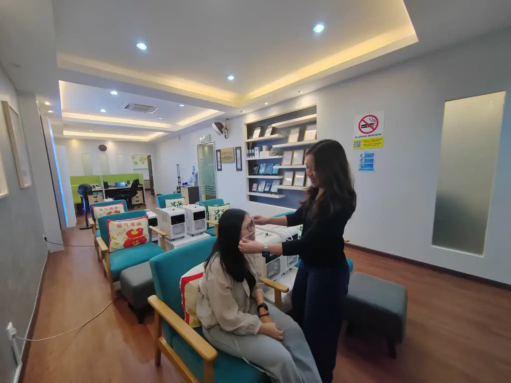 Bio Young Wellness Centre lounge in Bukit Jalil